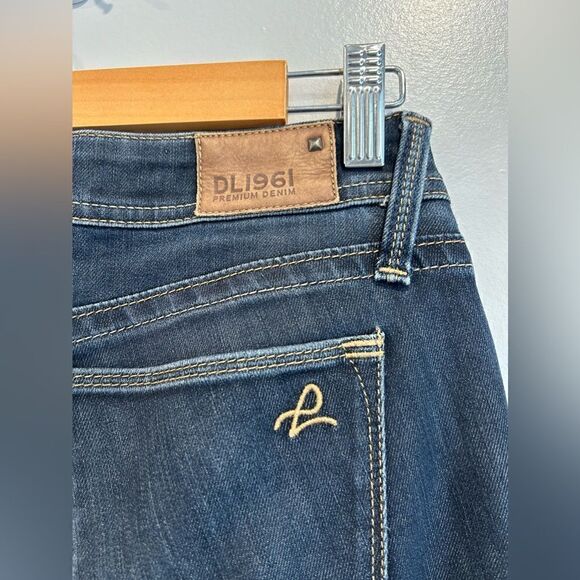 DL1961 Kate Slim Straight Leg Studded Jeans - Picture 11 of 11